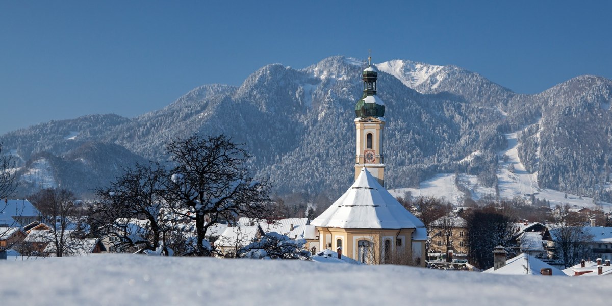 Pfarrkirche St. Jakob im Winter, © Tourismus Lenggries