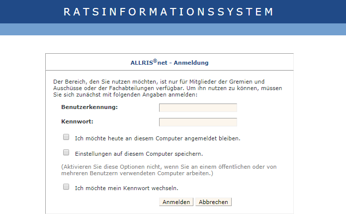 Ratsinformationssystem, © Gemeinde Bad Heilbrunn