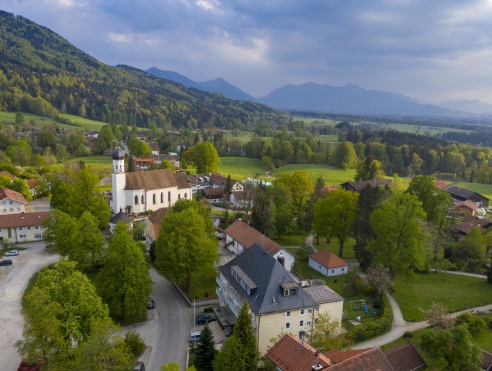 Blick auf Bad Heilbrunn, © Lisa Bahnmüller